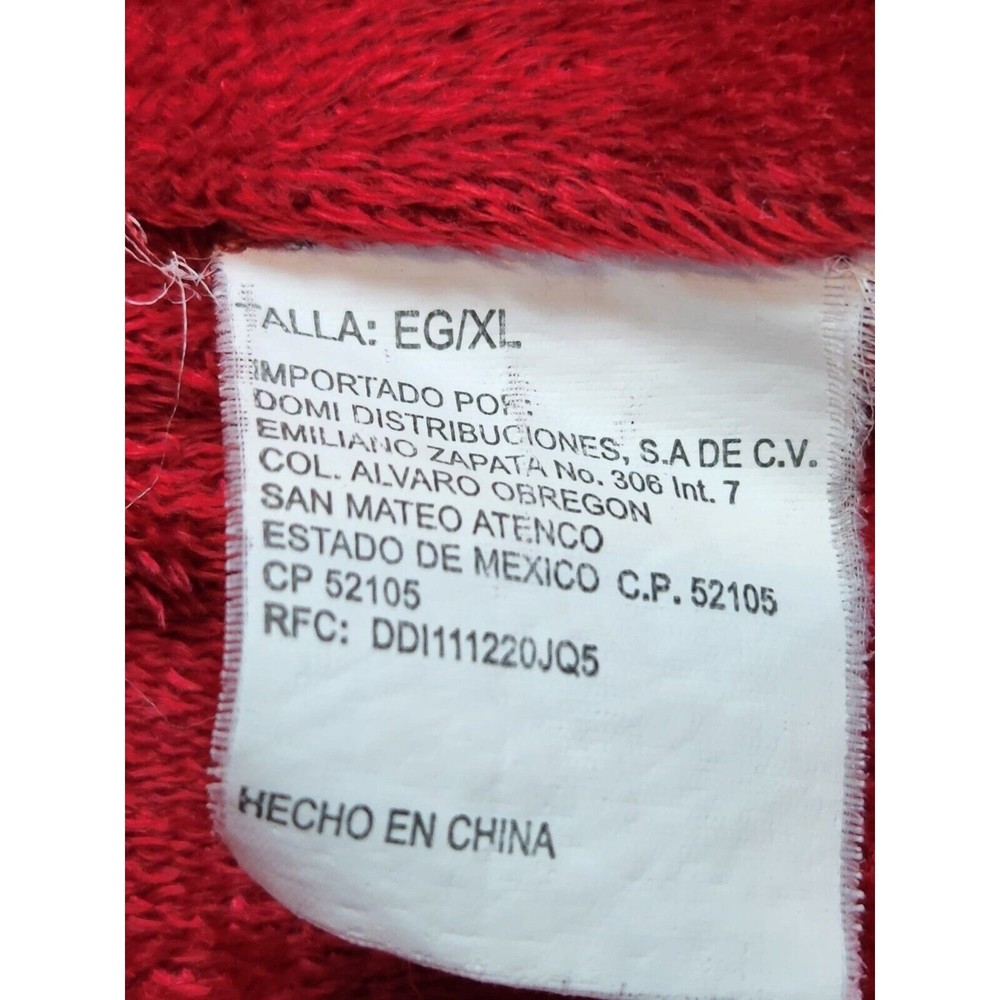 Sacha Pacha Women's Red 100% Polyimide Long Sleeve Mock Neck Jacket Size XL - Picture 7 of 7